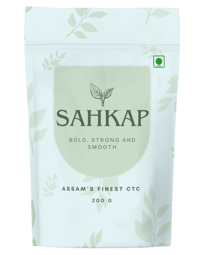 packet if tea leaves of Sahkap in 200 grams